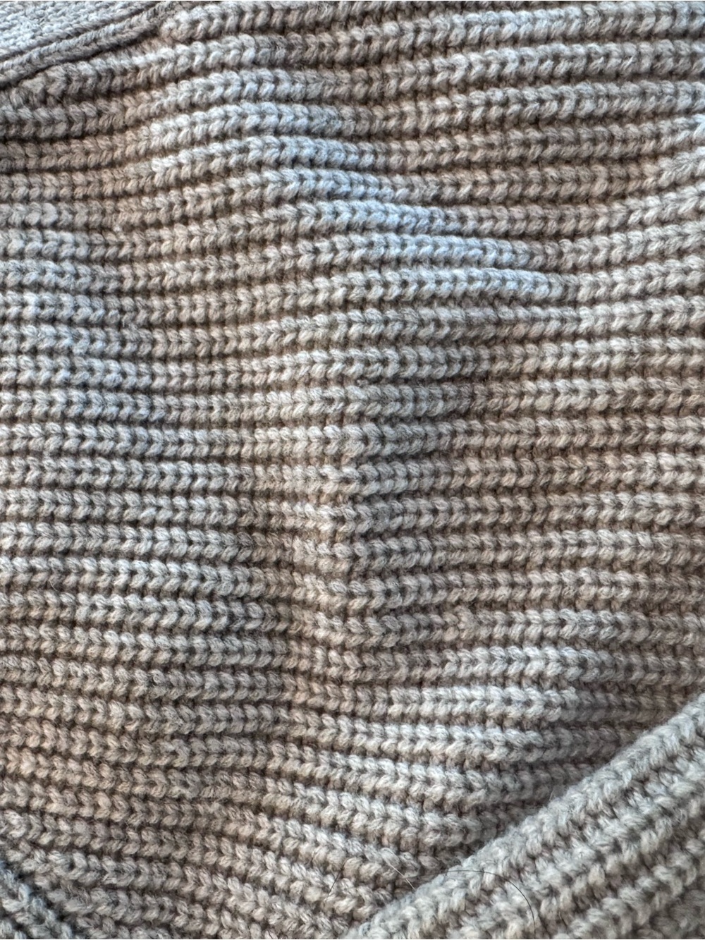 Hatch Light Gray Ribbed Button-Front Cardigan - Picture 3 of 3